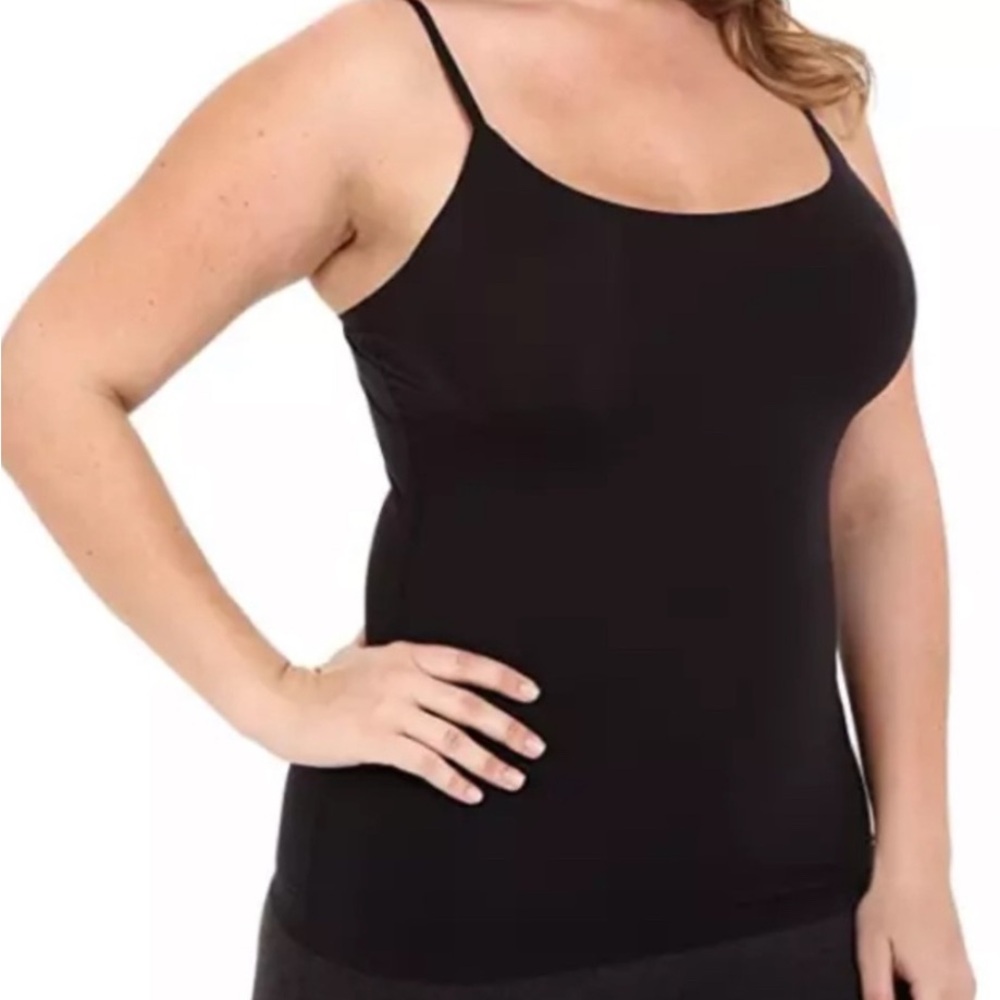 ASSETS BY SPANX Black Sleeveless Cami shape wear Top